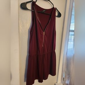 Maroon Romper